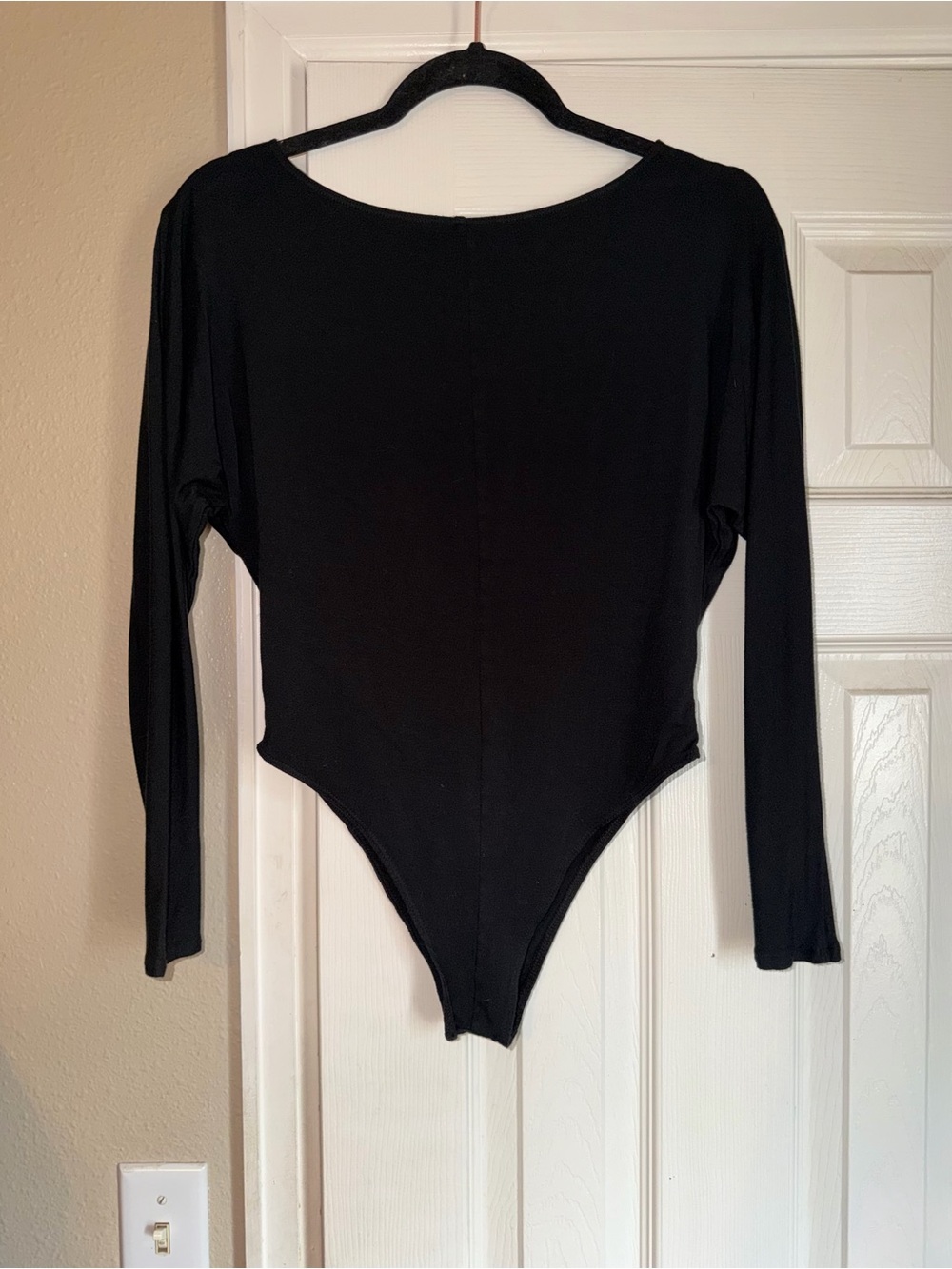 Billabong Black Long-Sleeve Scoop Neck Bodysuit